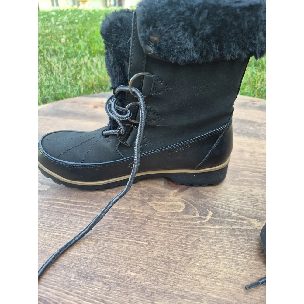 JBU by Jambu Colorado Womens Black Faux Fur Winter Snow Boots 7.5M 83CRD01